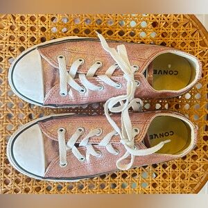 Converse Pink Sparkly Kids Sneaker